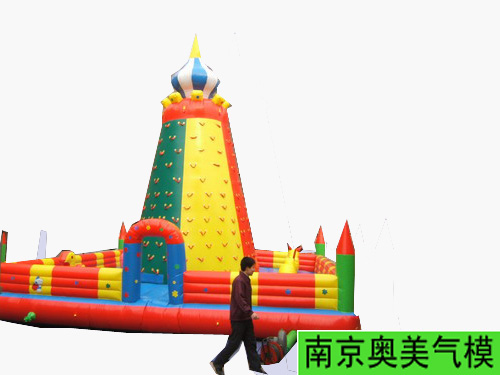 Inflatable climbing
